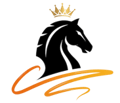 logo cavalier noir