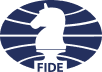 Logo de la FIDE, Fédération Internationale des Échecs
